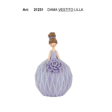 Dama color lila