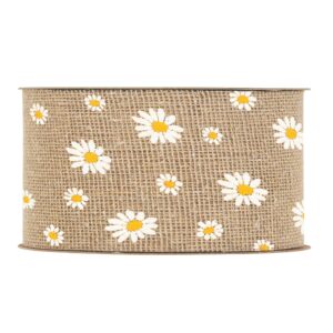 Cinta margaritas 75mm x 10 m. color natural-4197M00