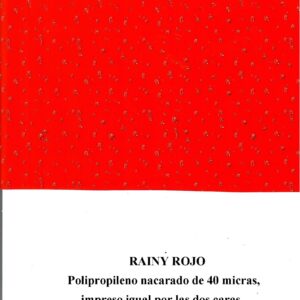 Bobina polipropileno Rainy rojo