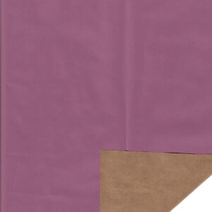 Bobina de papel plastificado color berenjena 0,8x40mts