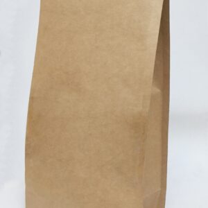 Bolsa de fondo plano kraft + pet alum + pe (flat bottom - Bolsa de caja)