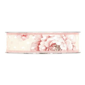 Cinta Flores primavera Rosa mm25x15mt- 3527 M57