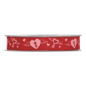 Cinta Corazone-llave mm15x20mt - rojo 4141 08