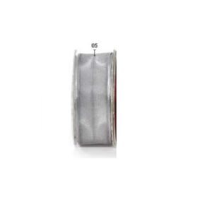 Cinta Super Organza mm25x20mt plata 14532-05