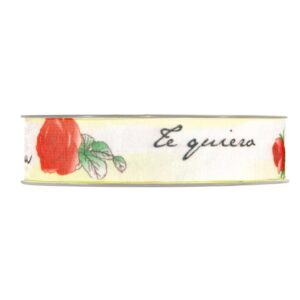 Cinta Rosas Je t'aime mm25x15mt - 4344M