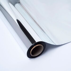 Bobina polipropileno metalizado plata/plata 0,7x50 mt