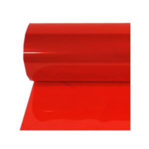 Bobina polipropileno 35 micras translucido rojo 50x0,8 mt