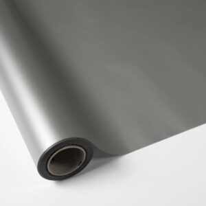 Bobina polipropileno 35 micras plata mate 50x0,8 mt