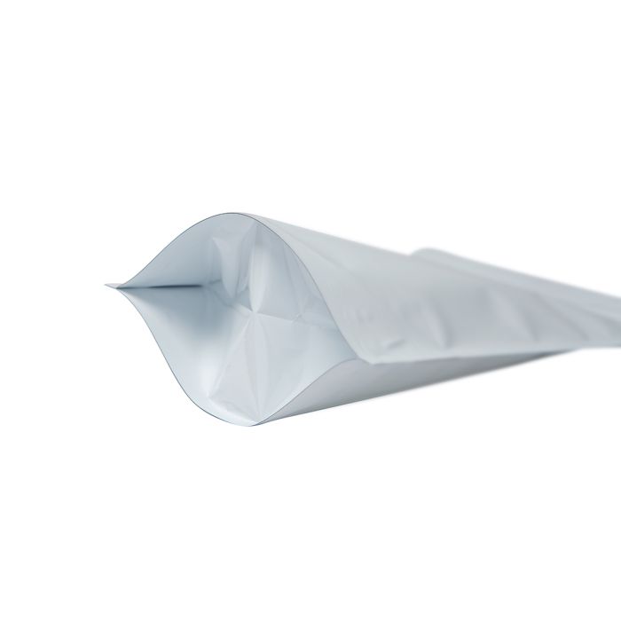 Bolsa Doypack de Aluminio Blanco Brillo con Zip y Alta Barrera - Imagen 3