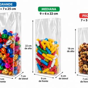 Bolsas de polipropileno con fondo cuadrado flat bottom